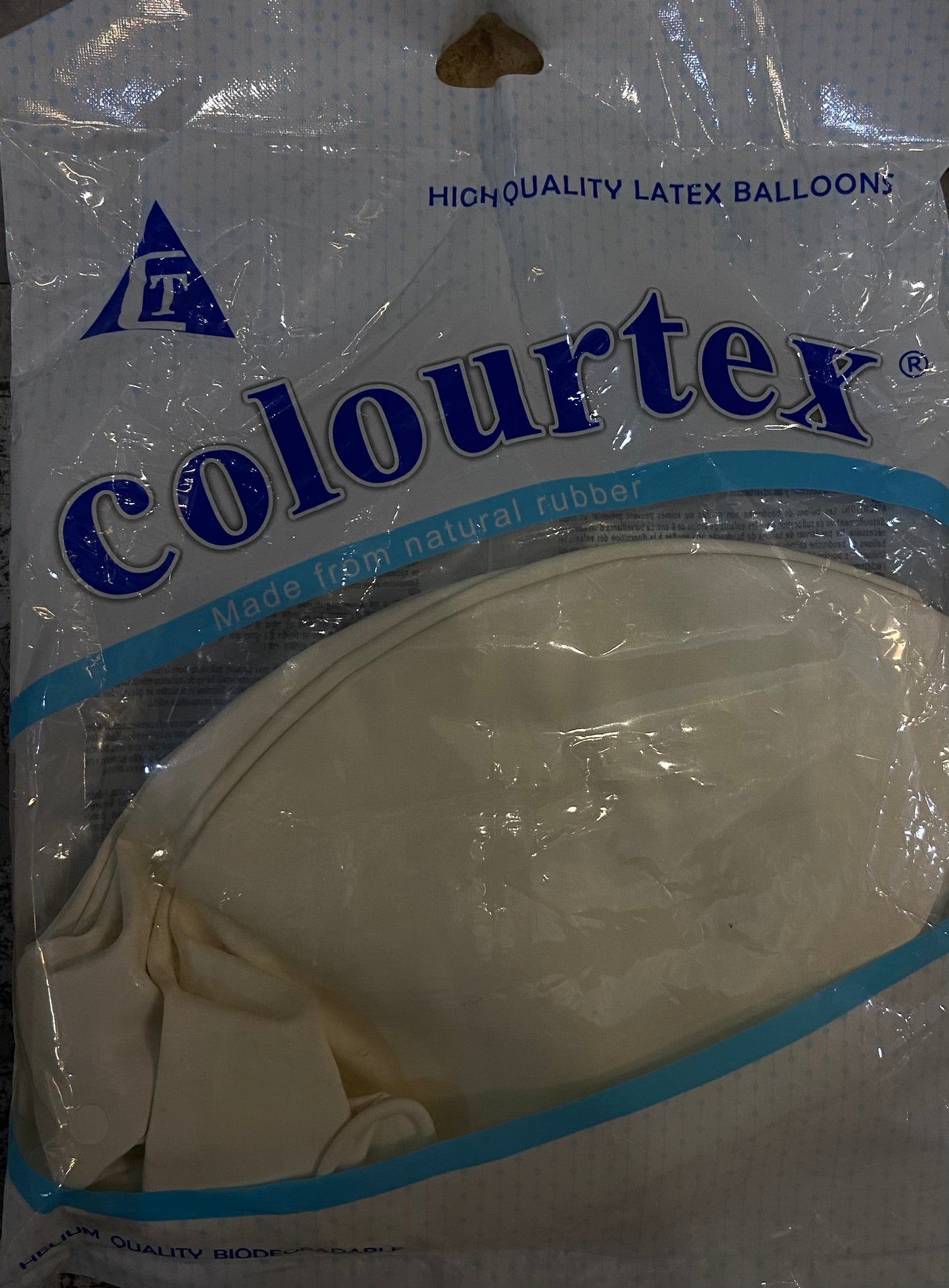 COLOURTEX HIGH QUALITY LATEX BALLOONS IVORY