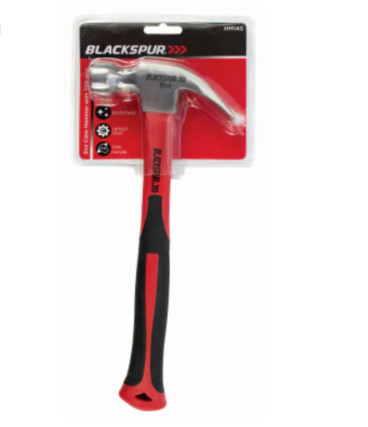 MARTEAU ARRCOCHE NOIR 8OZ AVEC POIGNÉE TPR