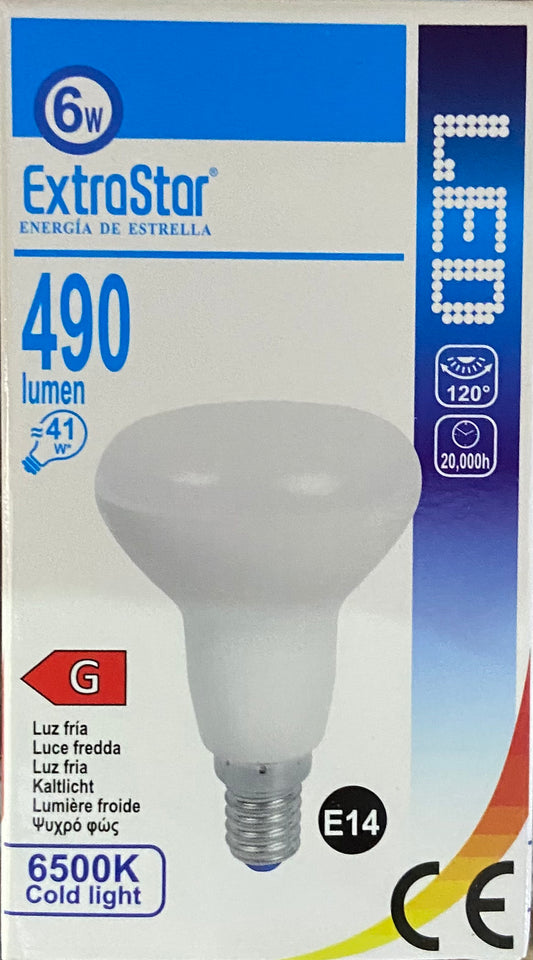 EXTRA STAR LED E14 6w LUMIÈRE FROIDE