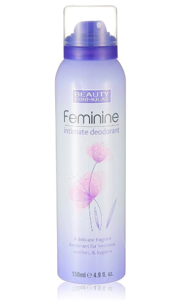 BEAUTY FORMULAS DÉODORANT INTIME FÉMININ 150ml