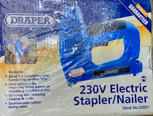 AGRAFEUSE/CLOUEUSE ÉLECTRIQUE DRAPER 230 V
