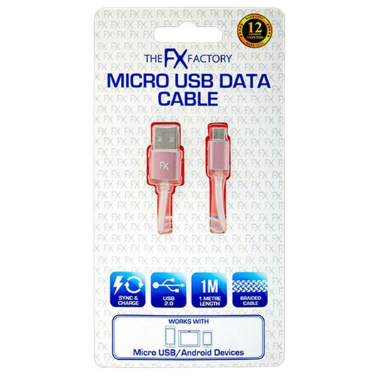 FX MICRO USB DATA OR ROSE