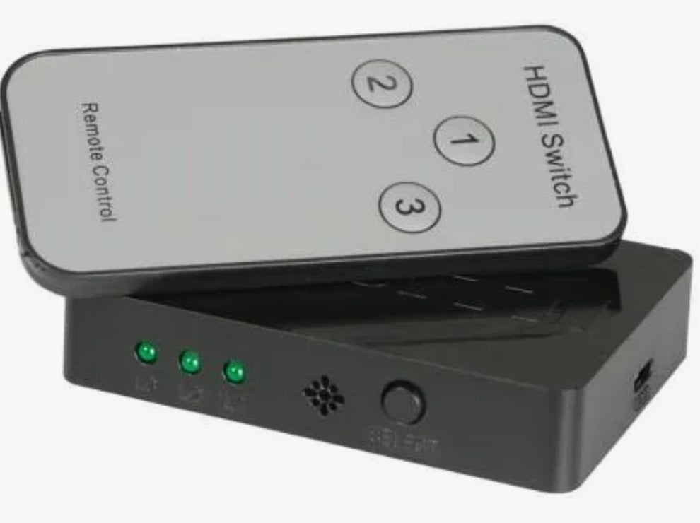 HDP31M MINI HDMI SWITCH 3x1 with REMOTE CONTROL