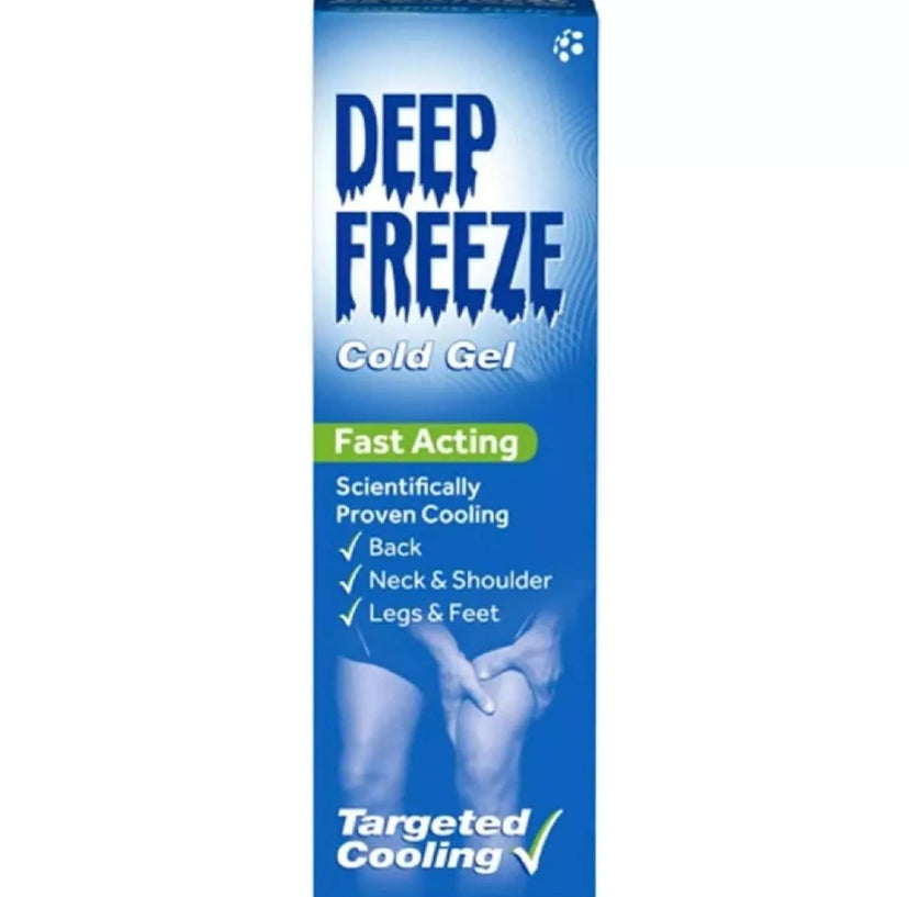 Deep Freeze 35g - Muscle Pain, Discomfort Relief Cold Gel