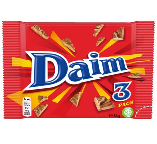 Daim Chocolate Multipack 3 Pack