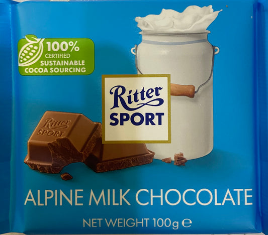 RITTER SPORT ALPINE MILK 100g