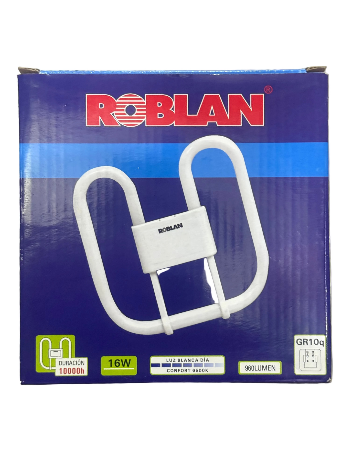 ROBLAN 16W 2D COMPACT FLUORESCENT LAMP GR10q 4 PIN