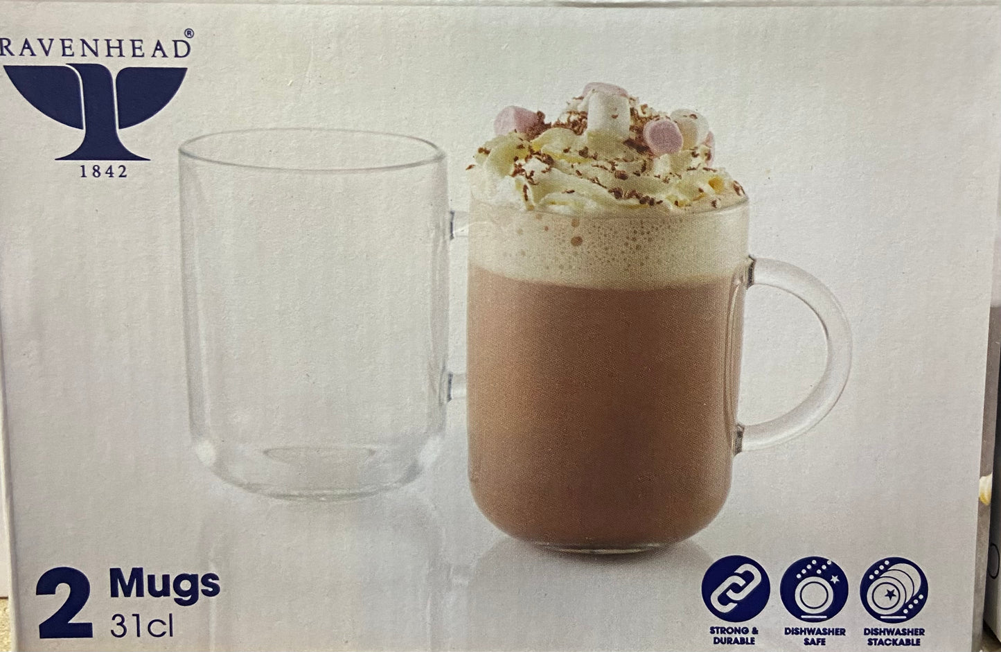 RAVENHEAD 2 MUGS 31cl