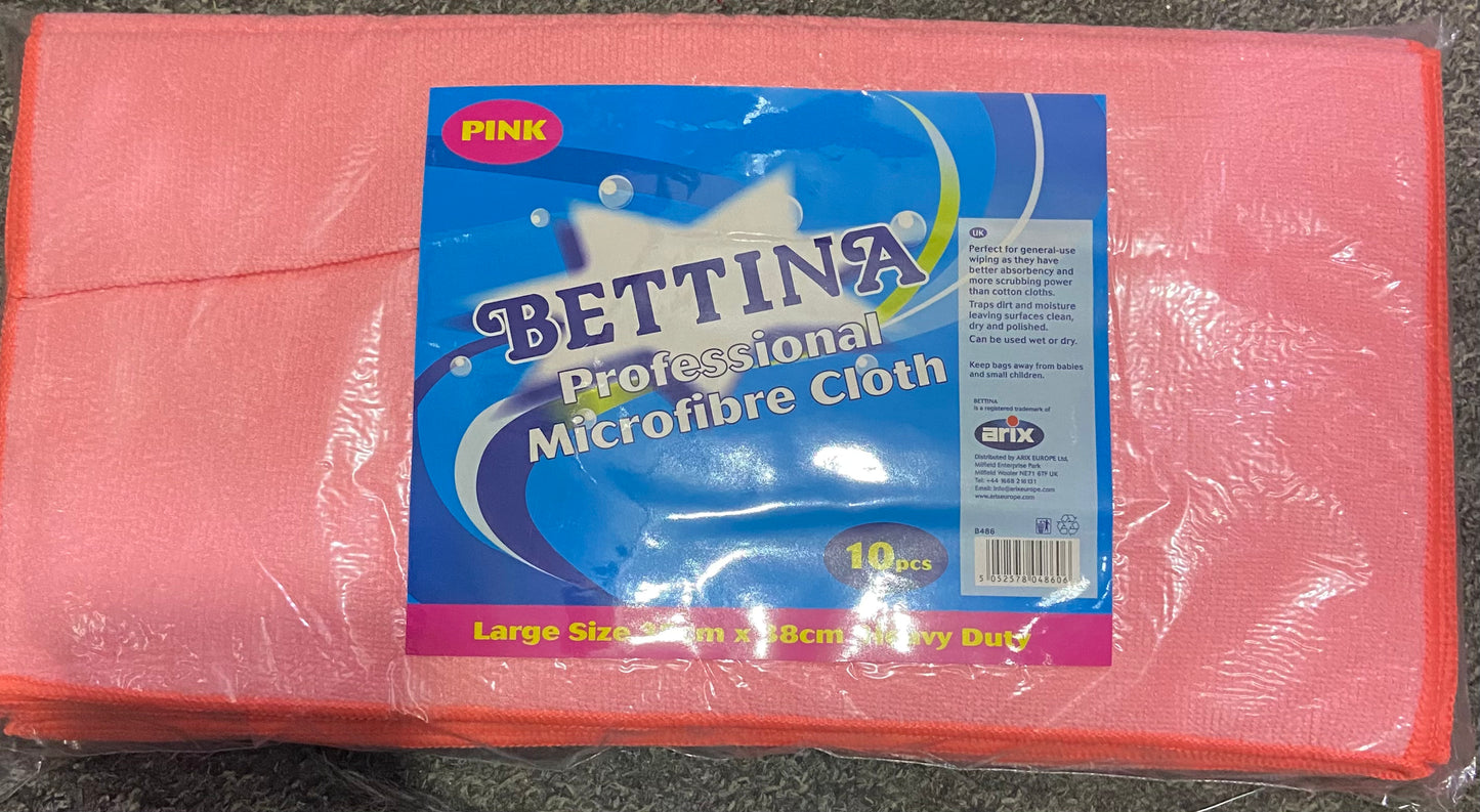 CHIFFON MICROFIBRE PROFESSIONNEL BETTINA 10 pièces
