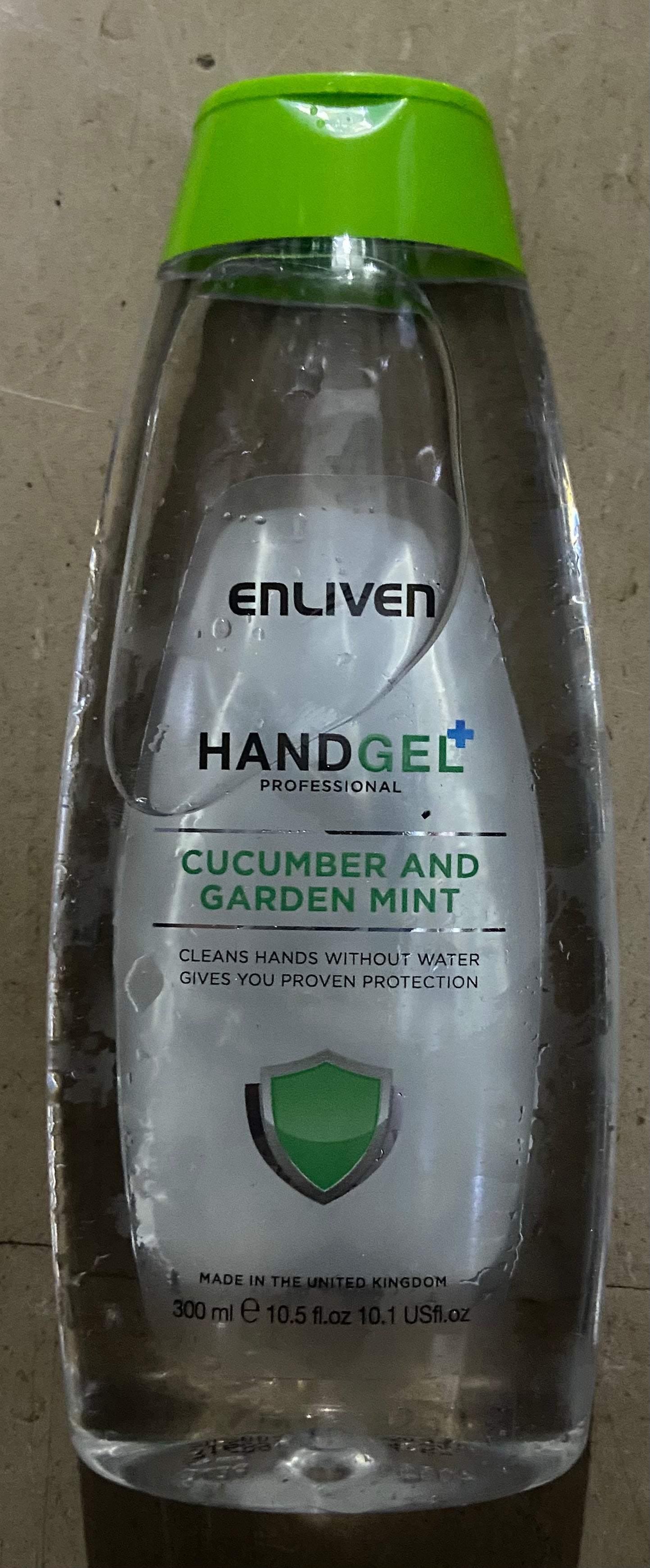 ENLIVEN HAND GEL CUCUMBER AND GARDEN MINT 300ml