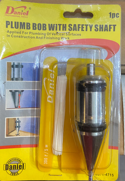 PLUMB BOB IS ITH SAFETY SHAFT