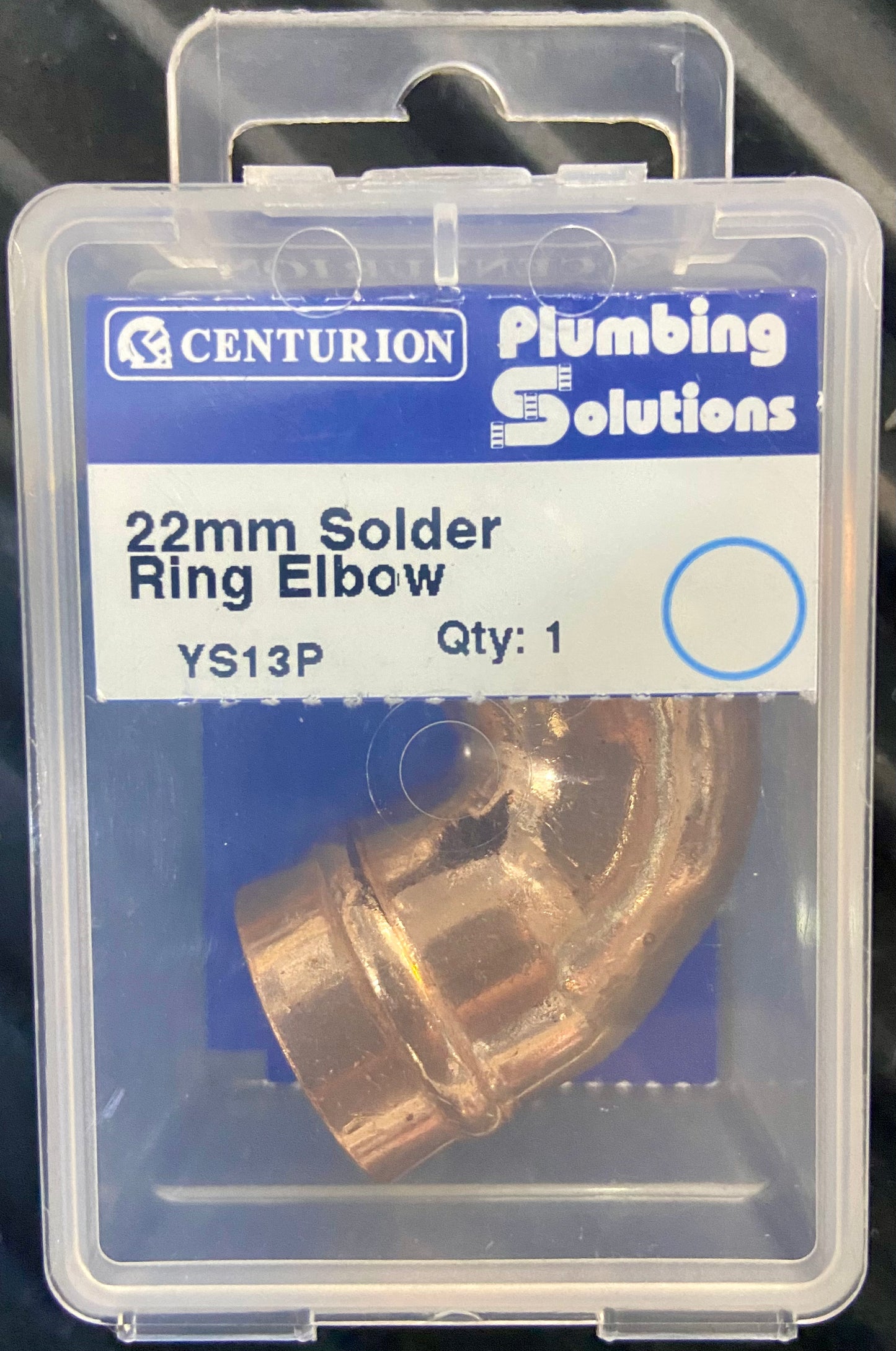 RACCORD COUDÉ À BRASER CENTURION 22mm