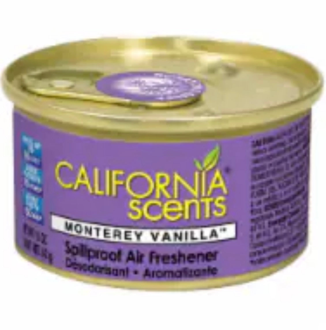 CALIFORNIA SCENTS MONTERAY VANILLA 42g AIR FRESHENER