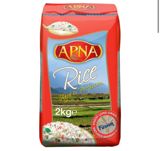 APNA LONG GRAIN BASMATI RICE 2kg