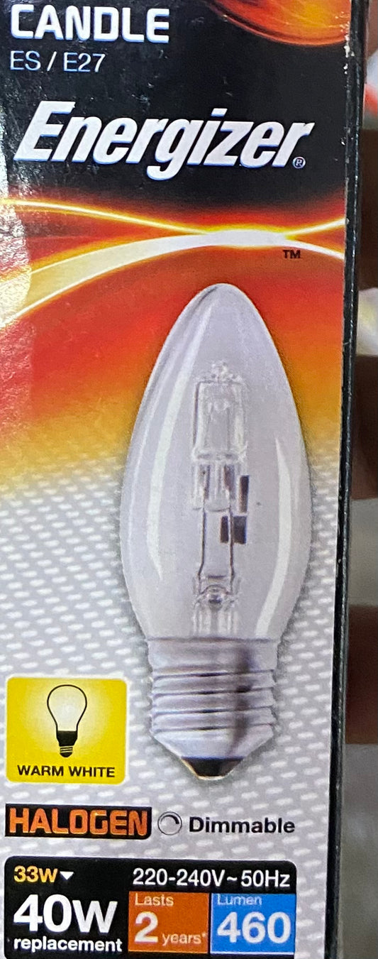 AMPOULE BOUGIE ENERGIZER CULOT À VIS E27 DIMMABLE 40W