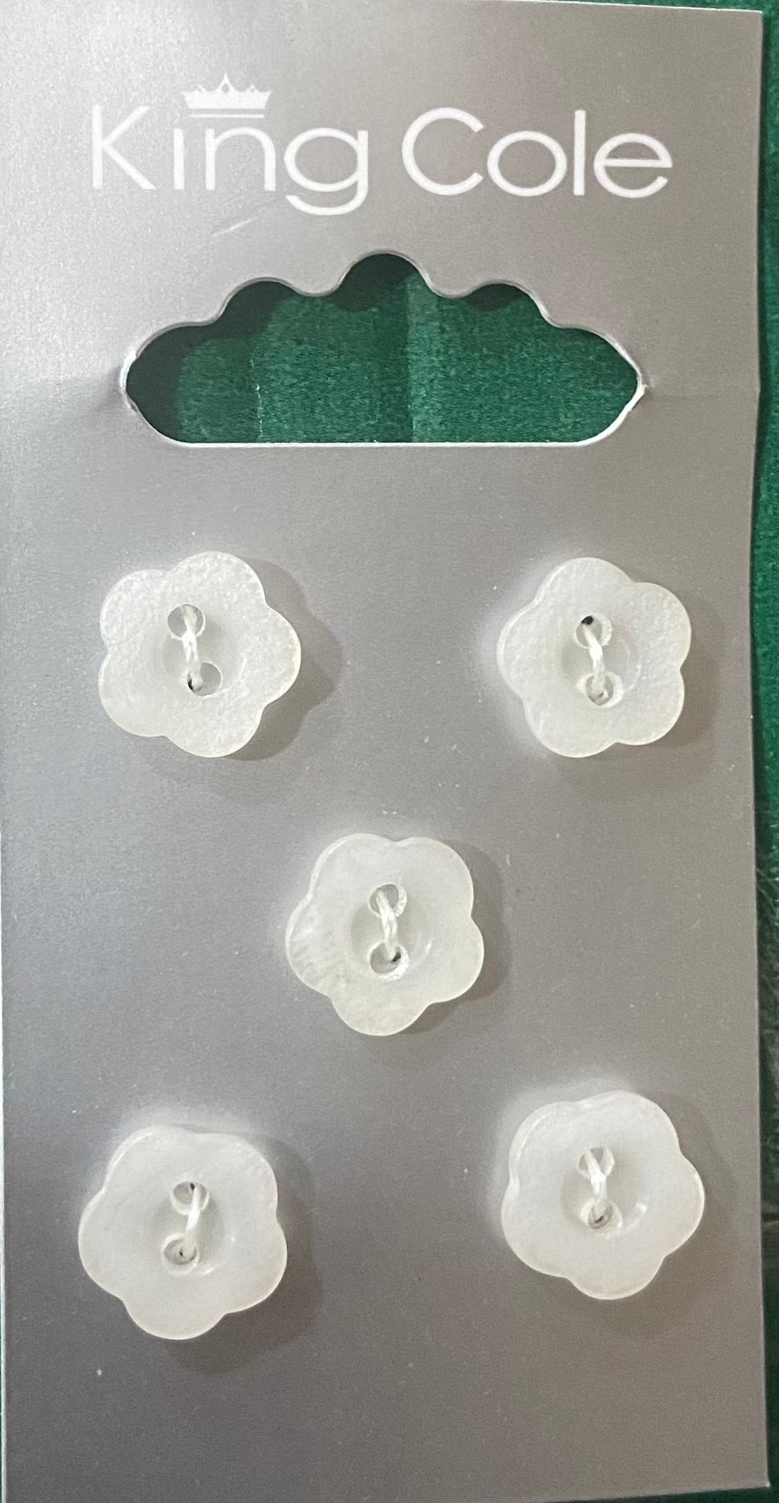 KING COLE BUTTON x5