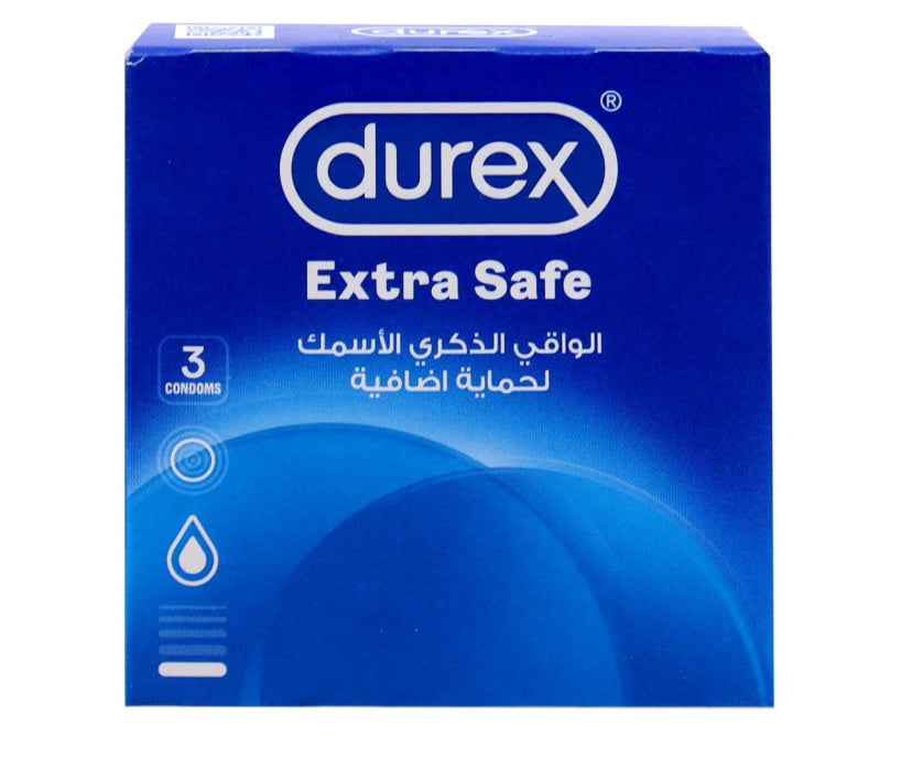 DUREX EXTRA SAFE 3 CONDOMS