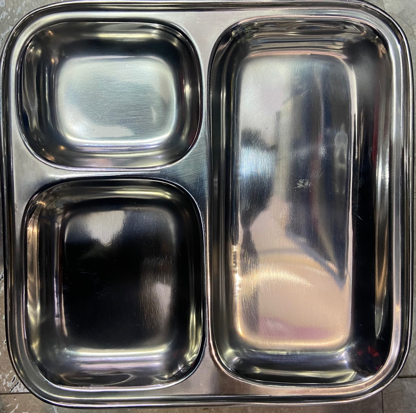 STL SMALL SQUARE PAV BHAJI PLATE