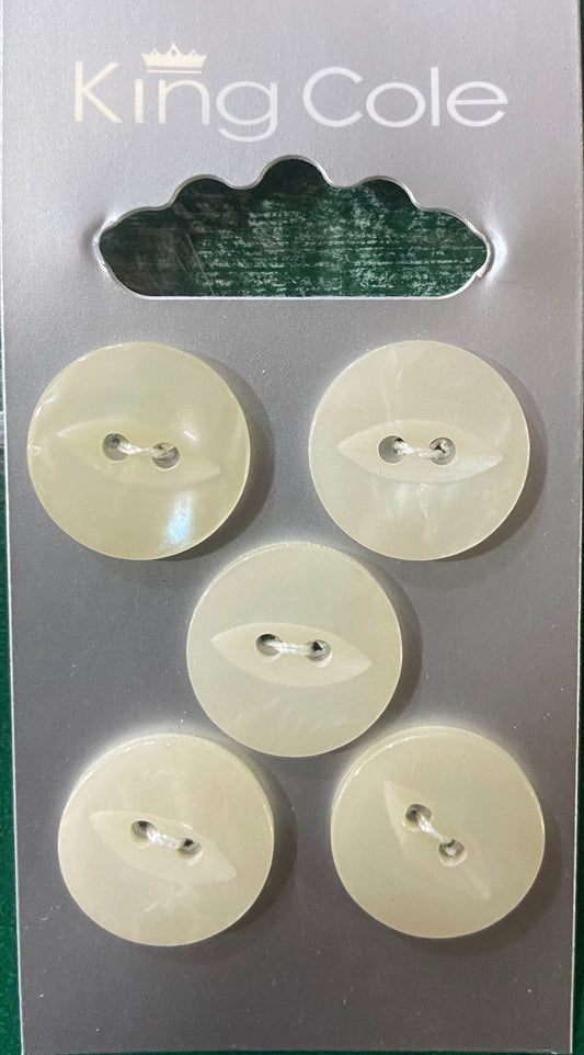 KING COLE BUTTON X5
