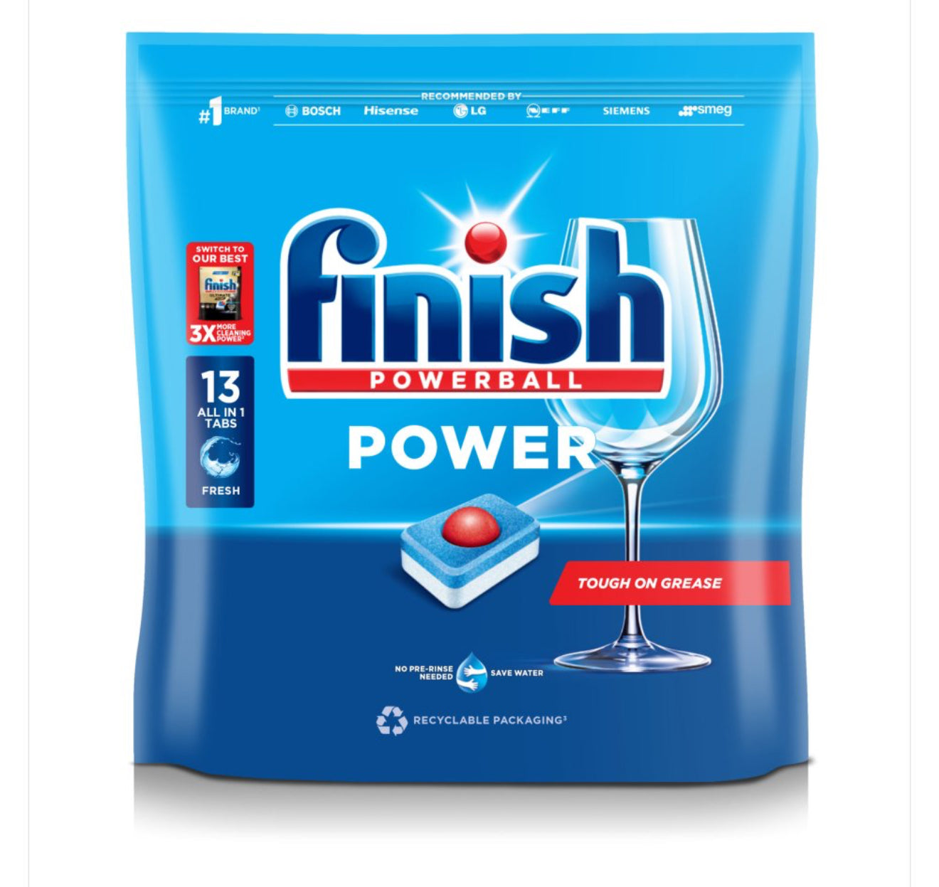 FINISH POWERBALL DISHWASHER TABLETS ALL IN 1