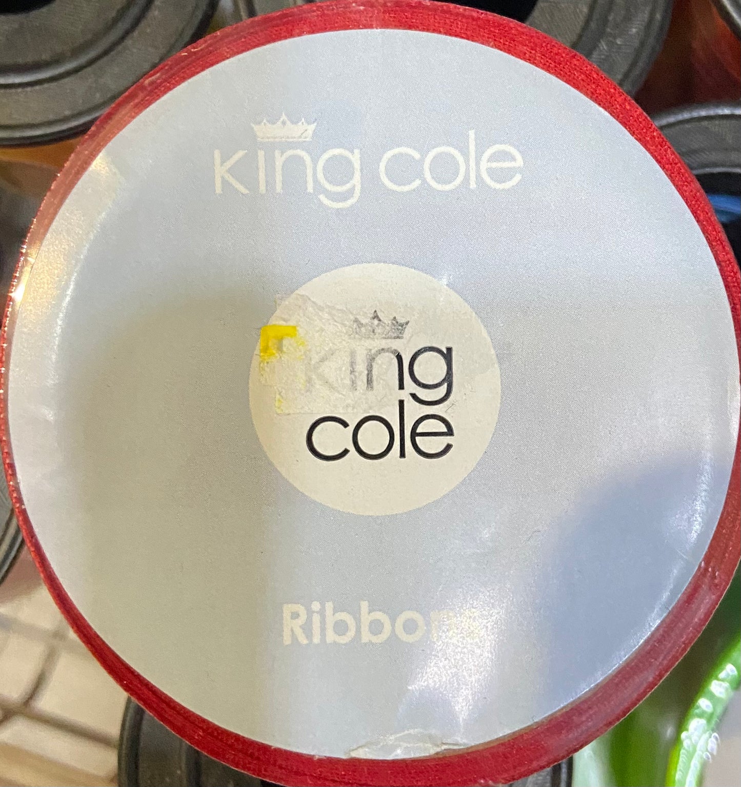 KING COLE RUBAN DE SATIN DOUBLE FACE 25mm-3M Rouge