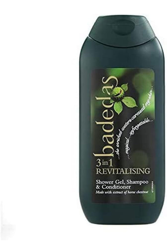 Badedas 3-in 1 Revitalising Shower Gel, Shampoo and Conditioner, 200 ml