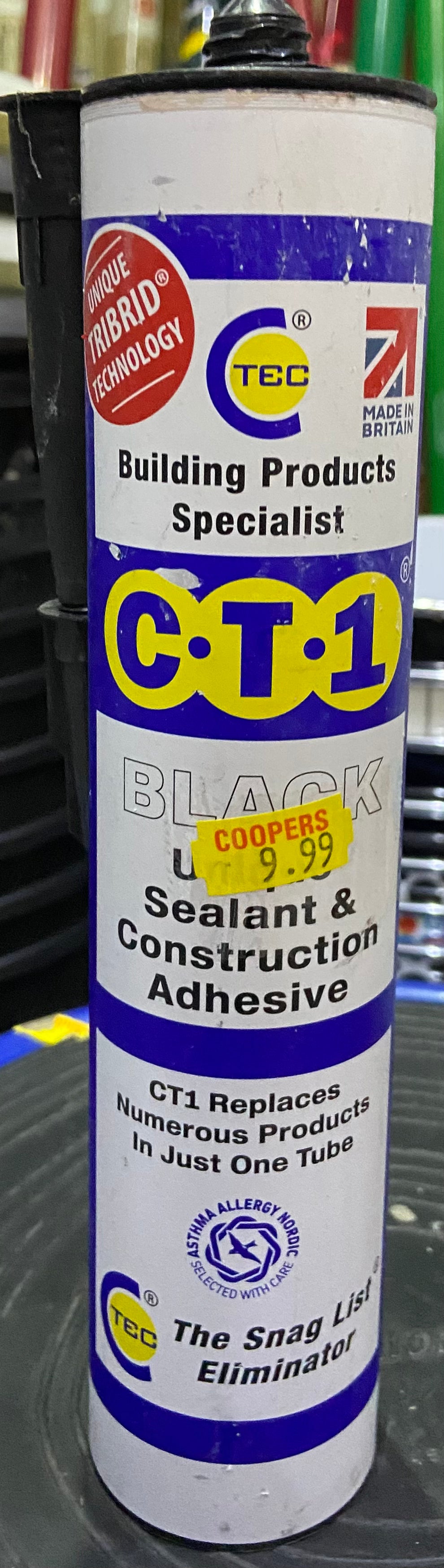 C.T.1 BLACK UNIQUE SEALANT & CONSTRUCTION ADHESIVE
