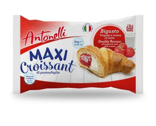 Antonelli Maxi Croissant Strawberry And Milk Cream 80g