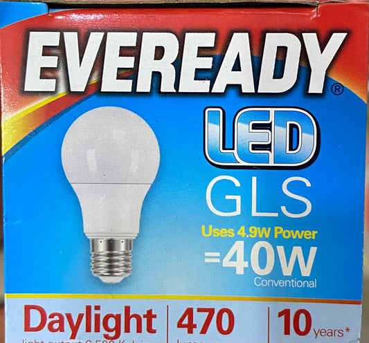 EVEREADY BULB LED GLS E27 5.5W DAYLIGHT