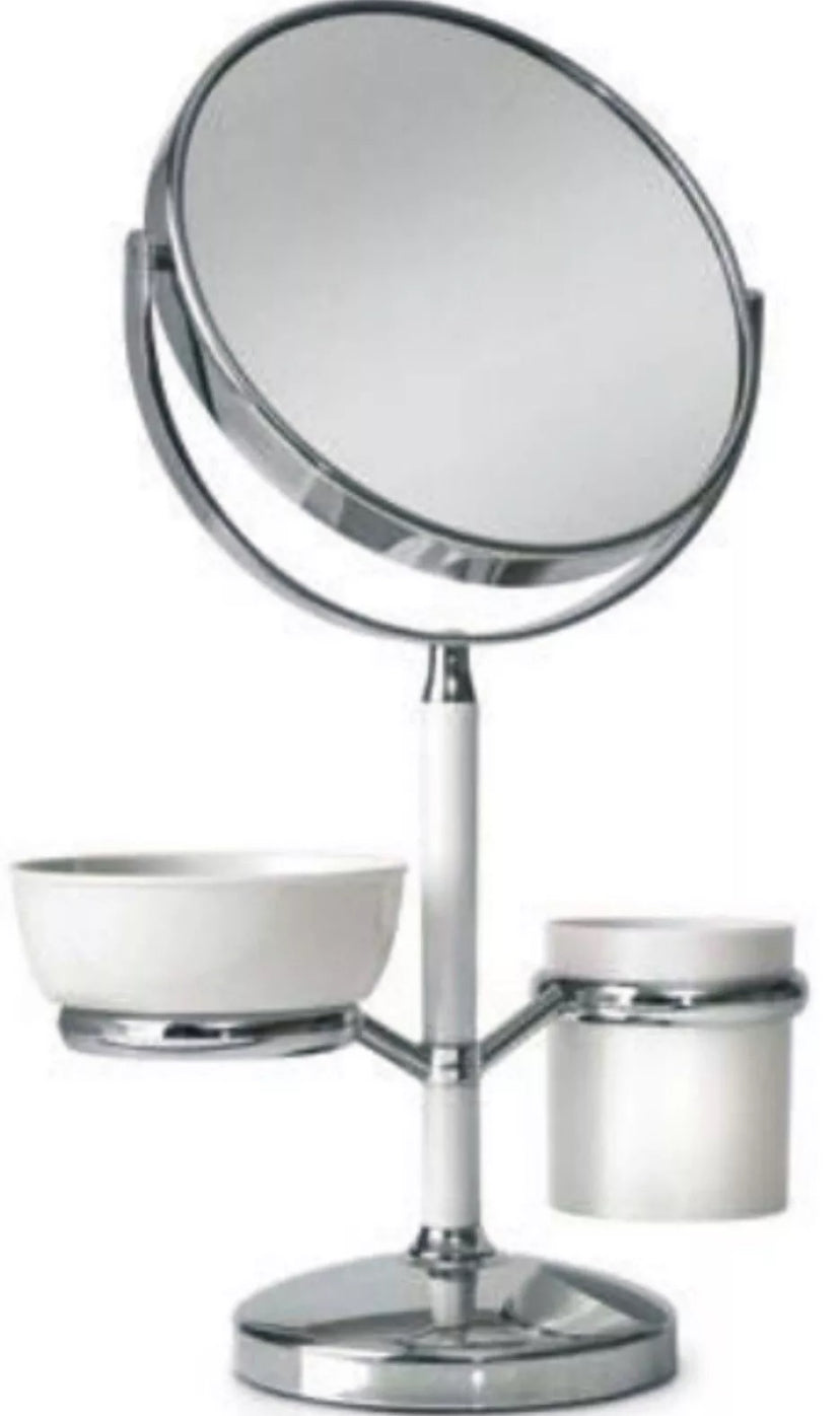 Table Mirror & Cosmetic Holder
Chrome 1X/3X*