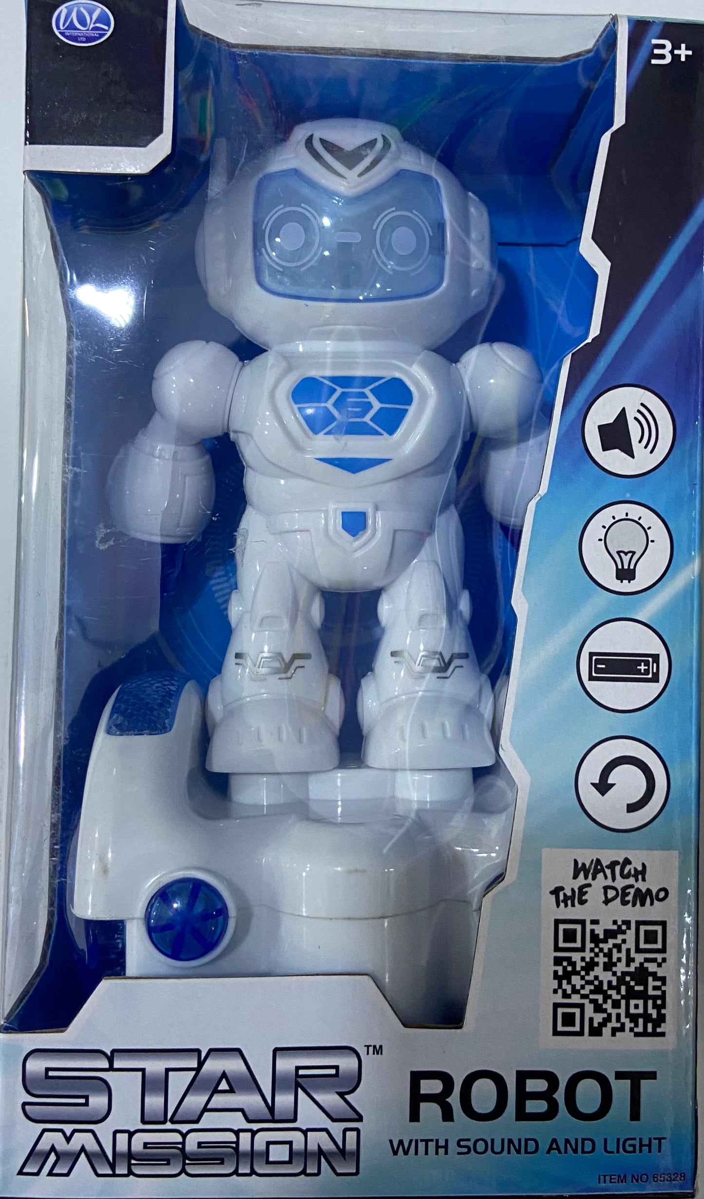STAR MISSION ROBOT WITH SOUND AND LIGHT age 3+
