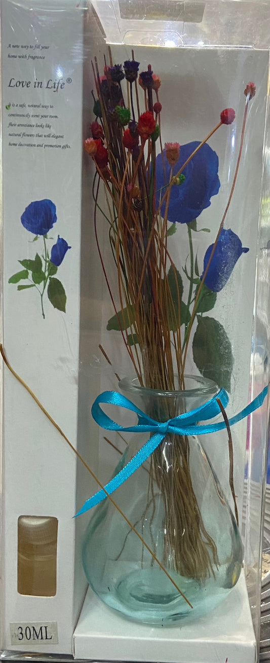 DIFFUSEUR DE ROSEAUX NŒUD BLEU