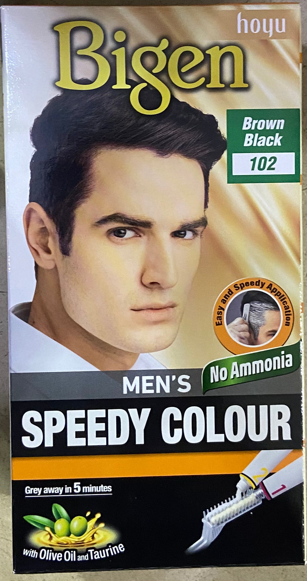BIGEN MEN'S SPEEDY COLOUR BRUN NOIR 102