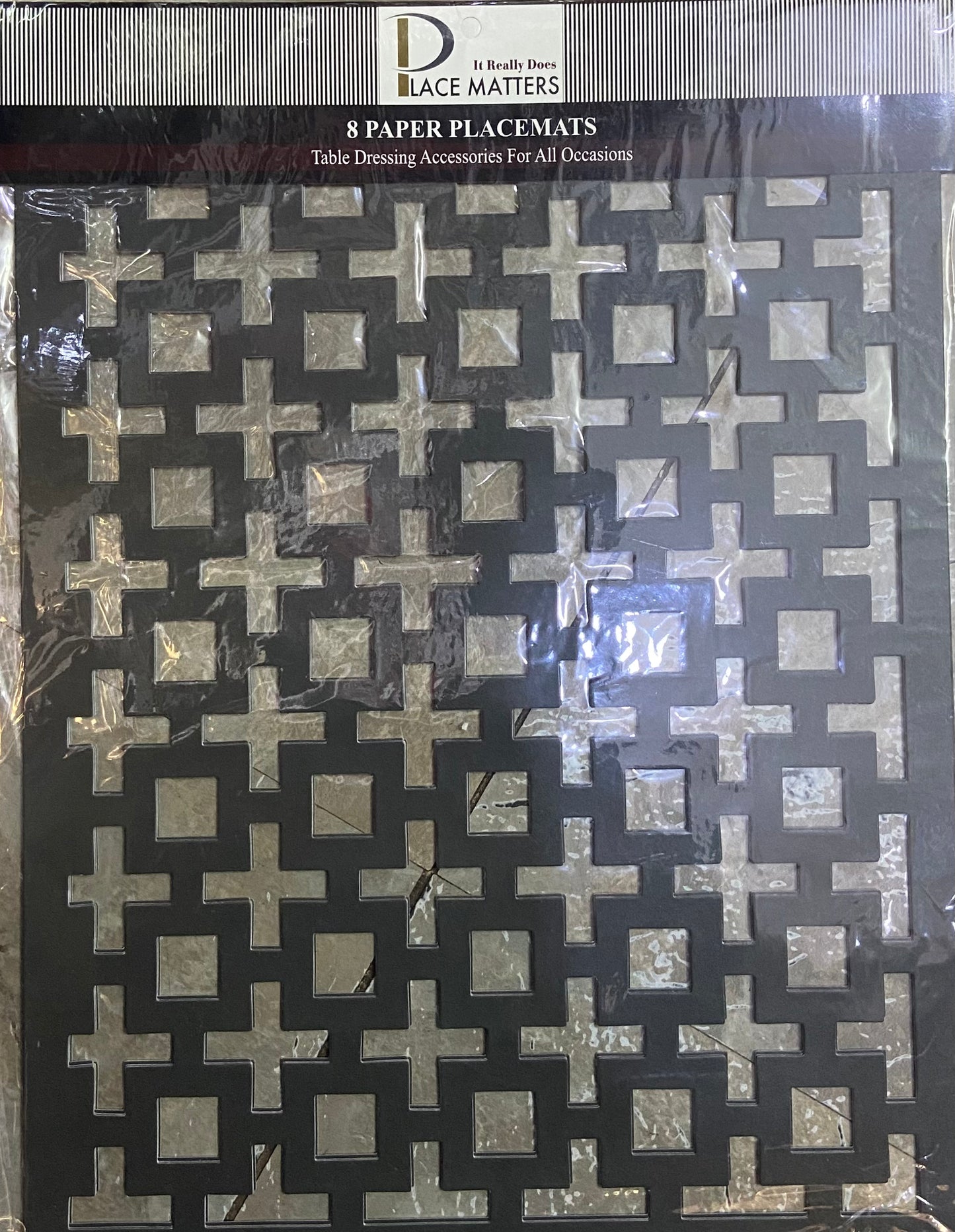 8 SETS DE TABLE EN PAPIER