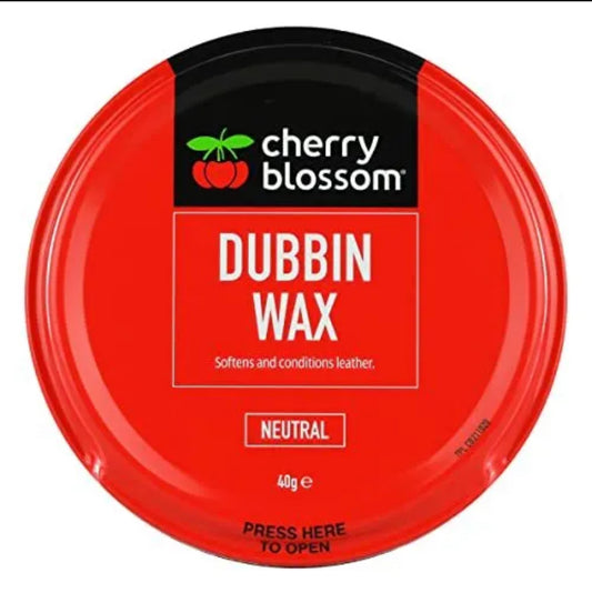 Cherry Blossom Dubbin Cire Neutre 40g Cire Imperméable pour Chaussures et Bottes en Cuir