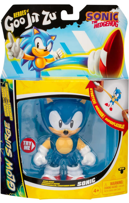 Figurine lumineuse extensible Sonic The Hedgehog Speed Surge Heroes of Goo Jit Zu