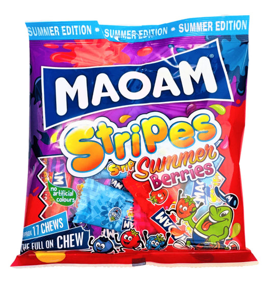 MAOAM STRIPS SUMMER BERRIES 140g