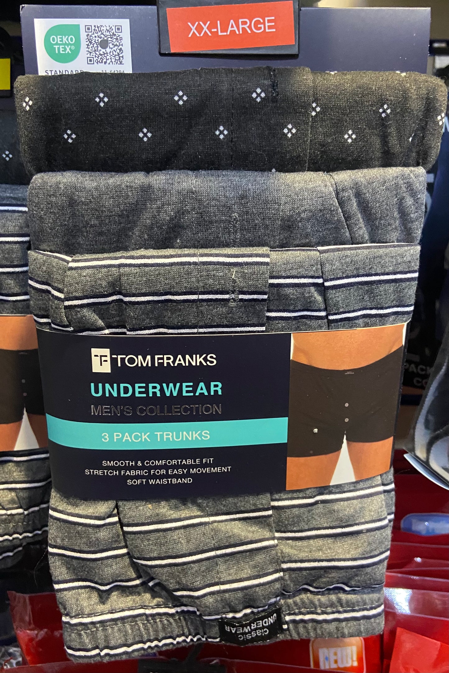 Lot de 3 boxers imprimés pour homme - XXL