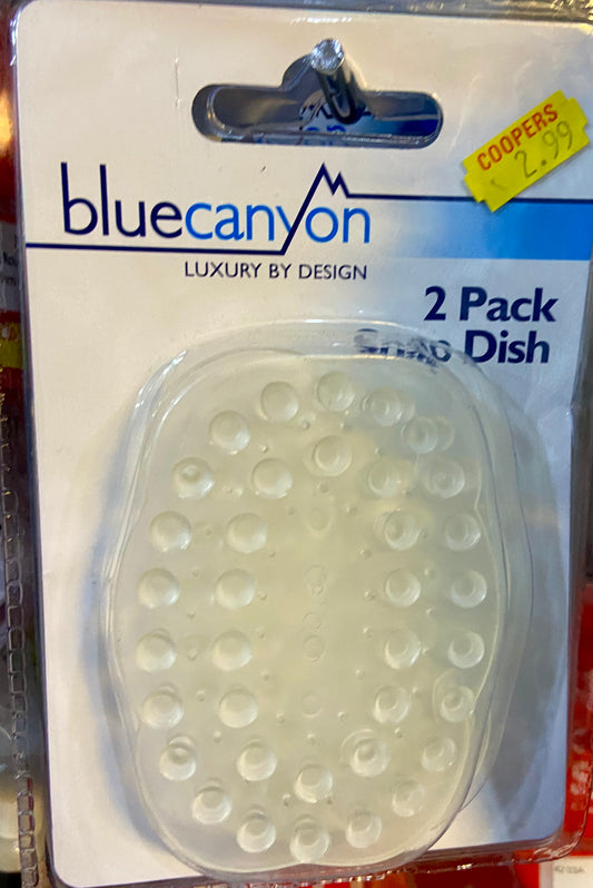BLUECANYON 2PACK SOAP DISH