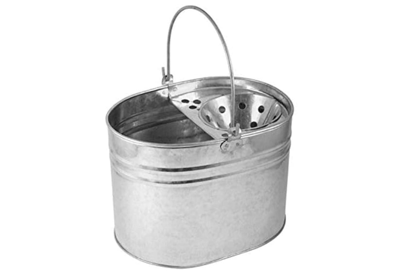 RYSON VINTAGE GALVANISED MOP BUCKET EXTRA STRONG HANDLE
