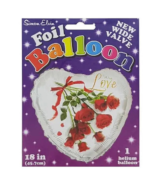 BALLON EN ALUMINIUM 18 PO AVEC AMOUR