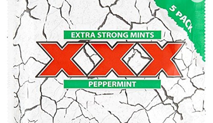 XXX Extra Strong Mints Peppermint 5 Pack 205g