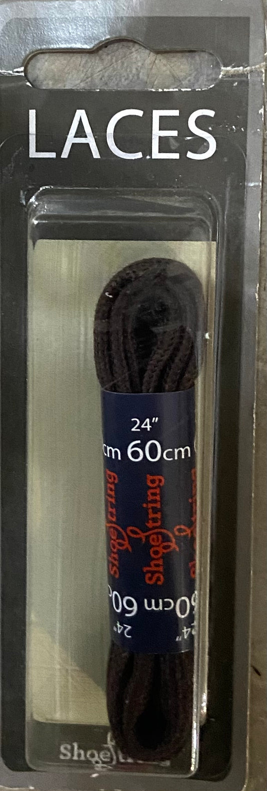 SHOE STRING LACES 60cm  BROWN