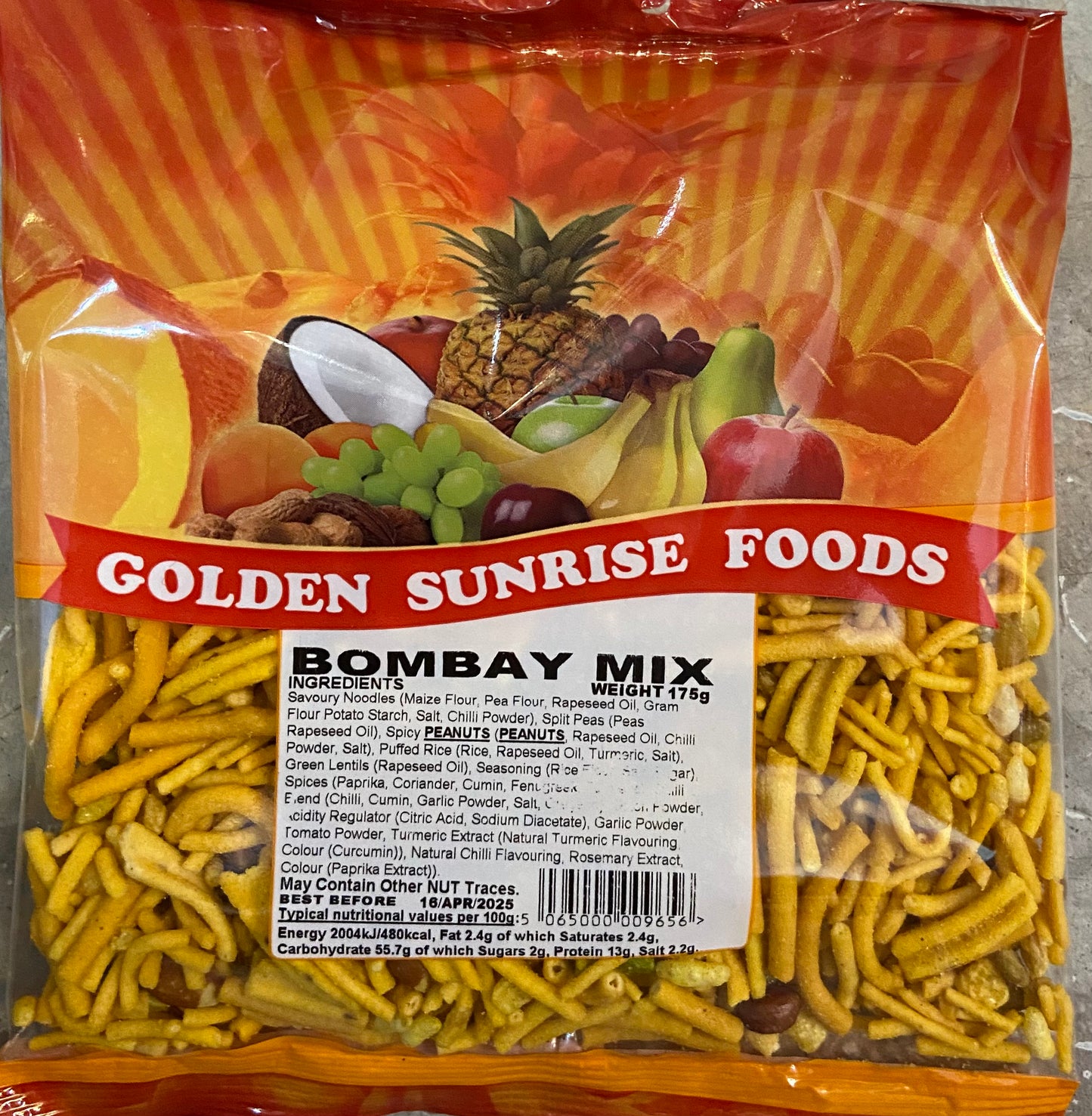 GOLDEN SUNRISE FOODS BOMBAY MIX 175g