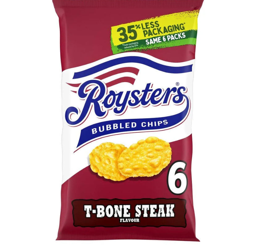 ROYSTERS CHIPS BULLES 6 paquets