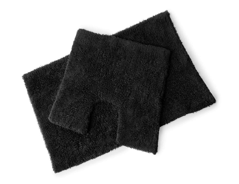 BLUE CANYON PREMIER 2 PIECE COTTON BATH SET - BLACK