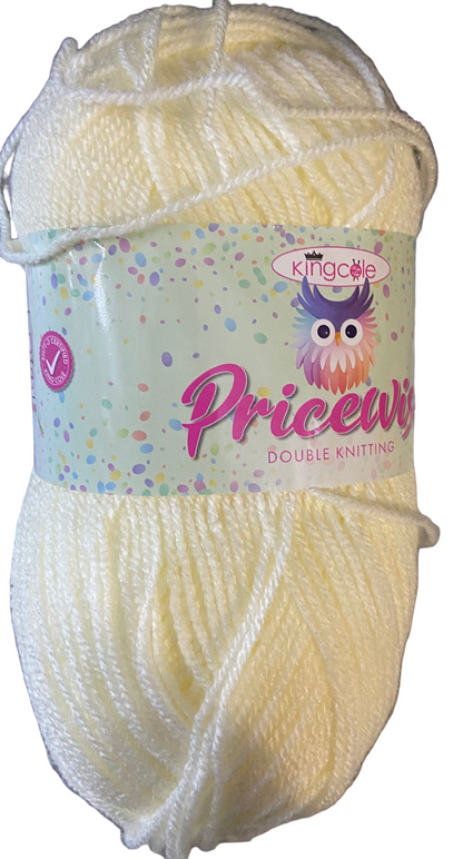 King Cole Pricewise Double Knitting Yarn Shade 46 Natural 100g