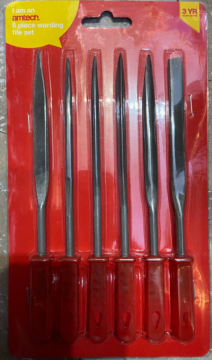 Amtech 6 Piece Warding File Set