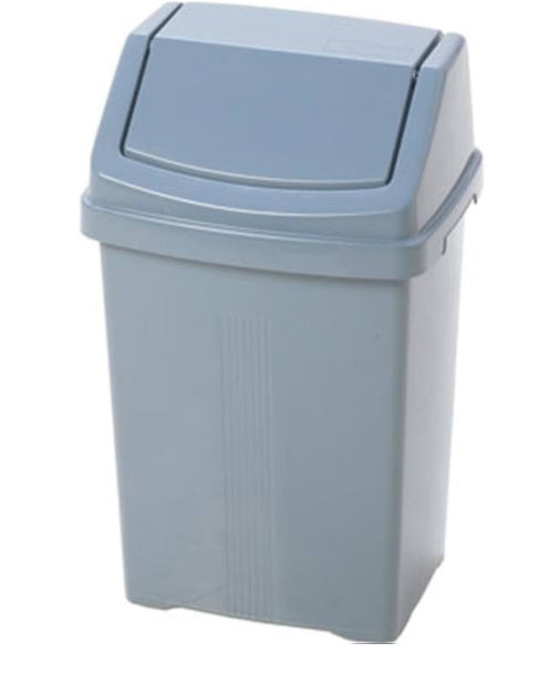 WHAM 8L SWING BIN SILVER