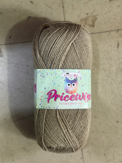 PRICEWISE DOUBLE KNITTING 100g SHADE FUDGE